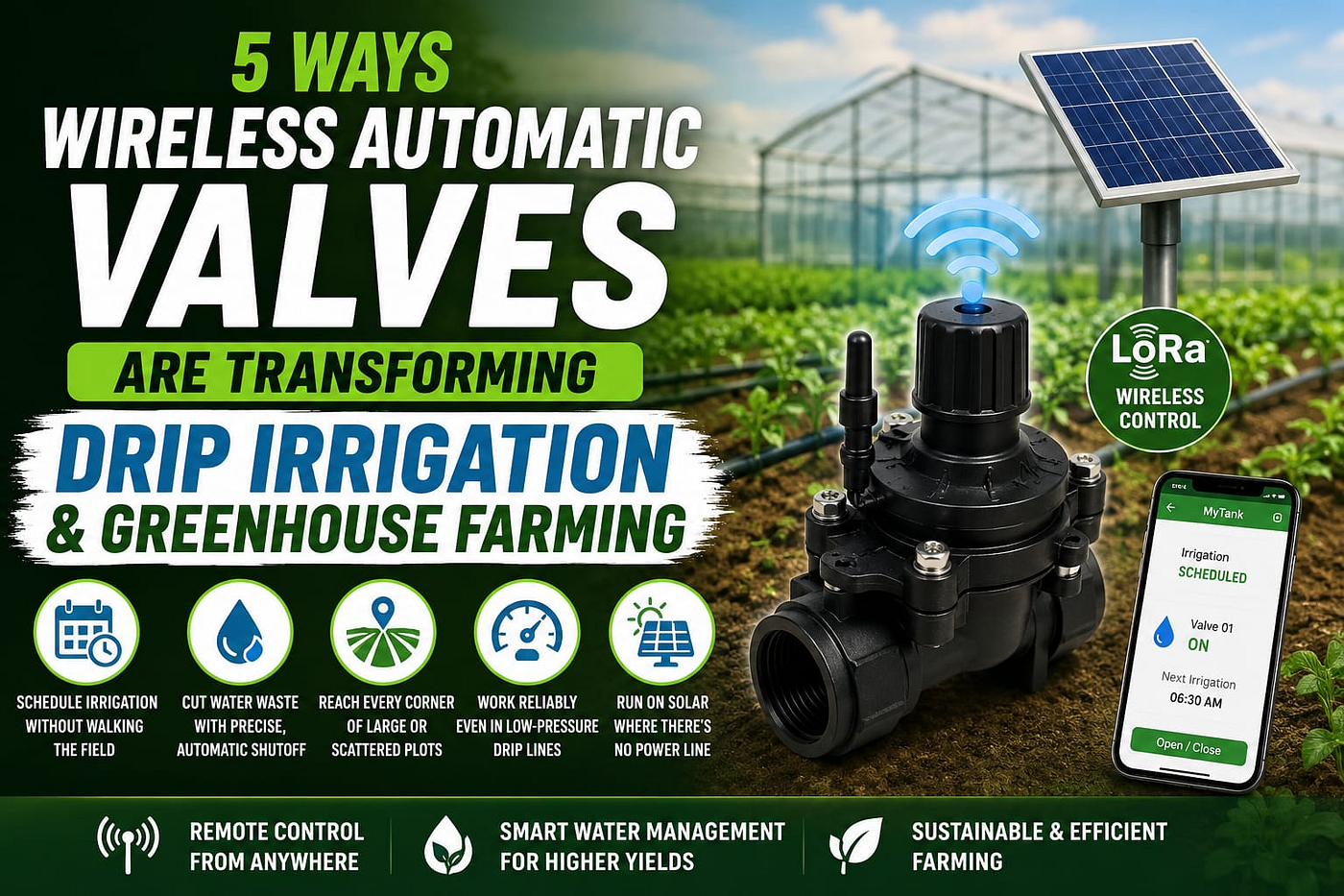 LoRa vs Wi-Fi vs BLE: Choosing the Right Wireless Protocol for Water Valve Automation