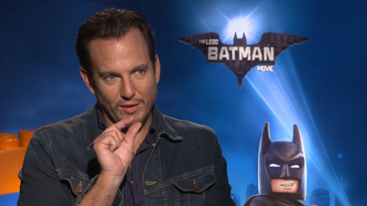 Will Arnett, star of new The Lego Batman Movie, gets interviewed