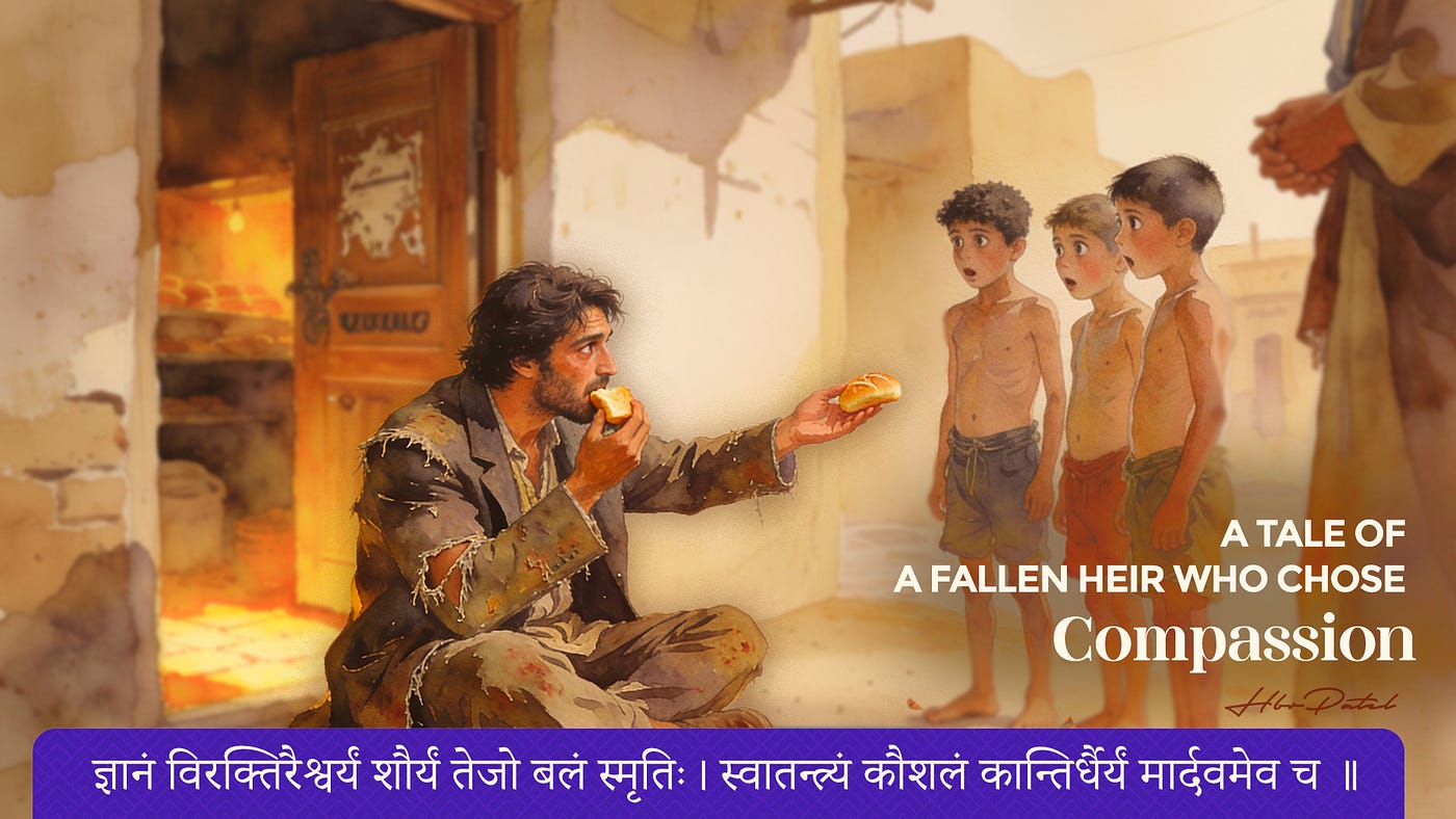 A Sanskrit Subhāṣitam on Virtues That Outlast Wealth: ज्ञानं विरक्तिरैश्वर्यं शौर्यं तेजो बलं…