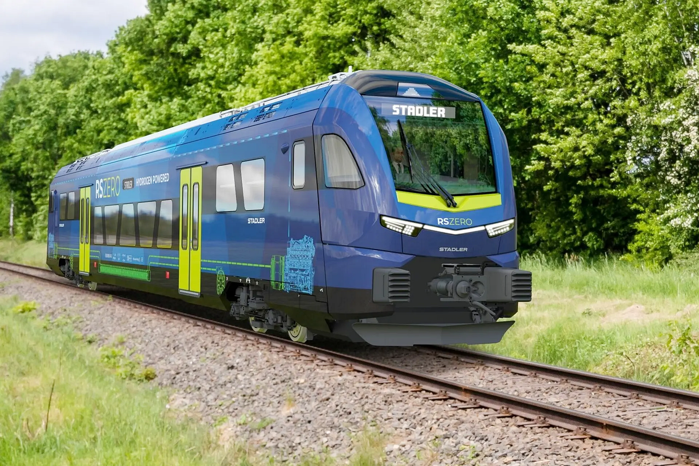 Dünyanın Hem Hidrojen Hem de Batarya Seçeneklerine Sahip İlk Treni Tanıtıldı