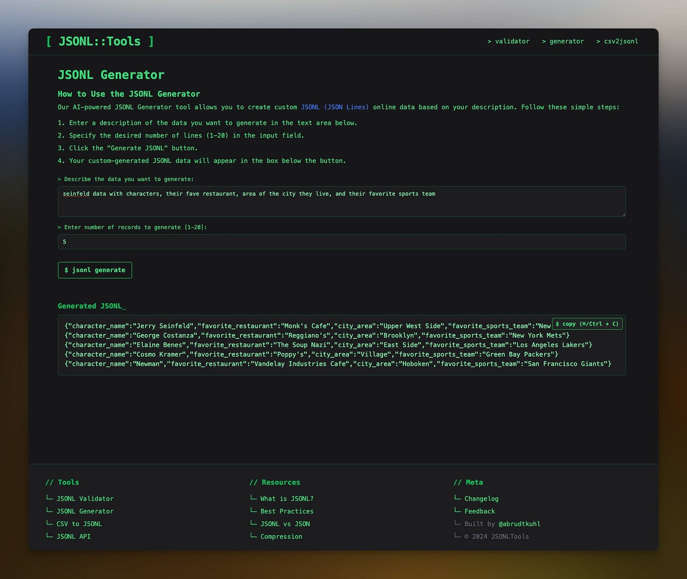 WTF is JSONL
