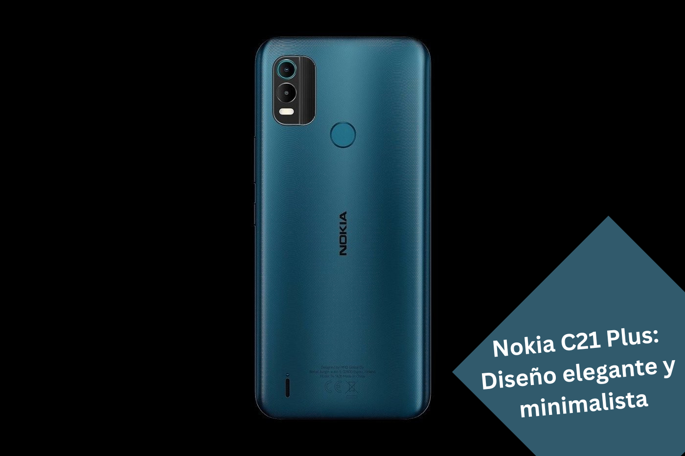 Nokia C21 Plus: Diseño elegante y minimalista