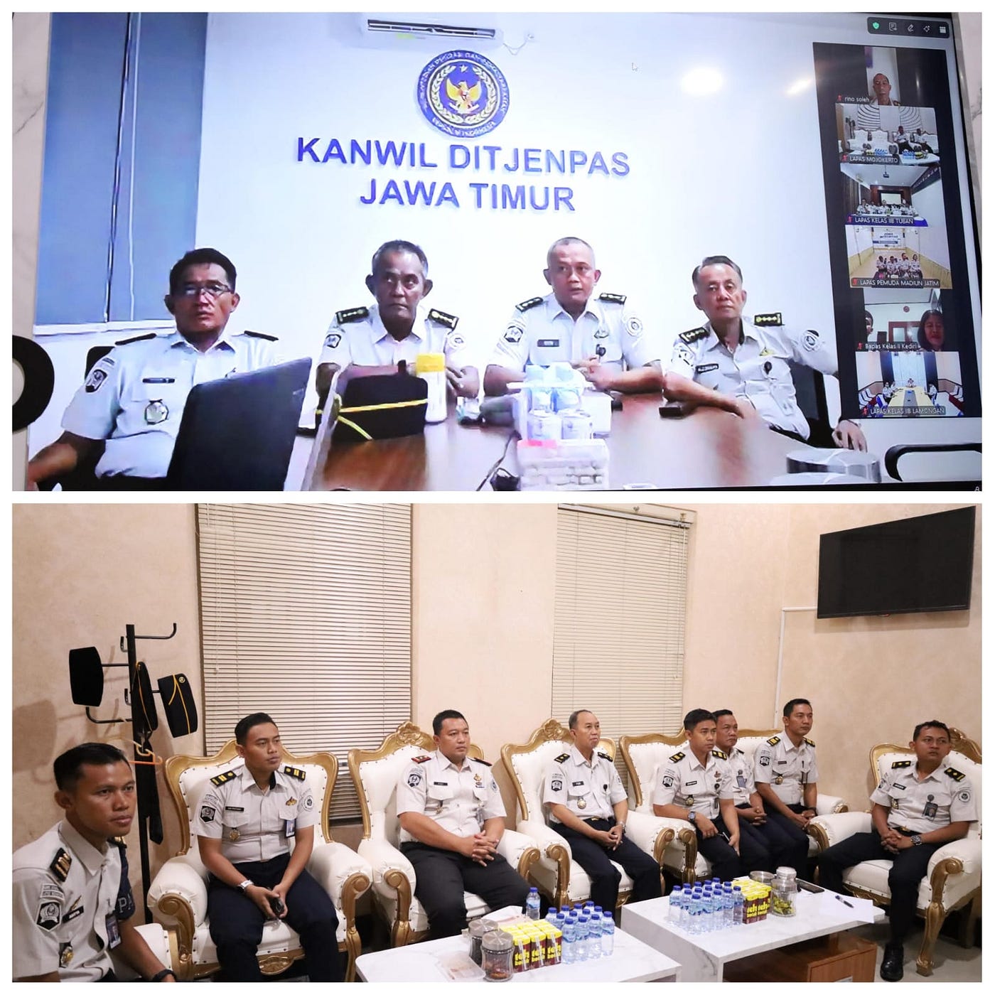 Perkuat Arah Kebijakan, Lapas Mojokerto Ikuti Arahan Strategis Kanwil Ditjenpas Jatim