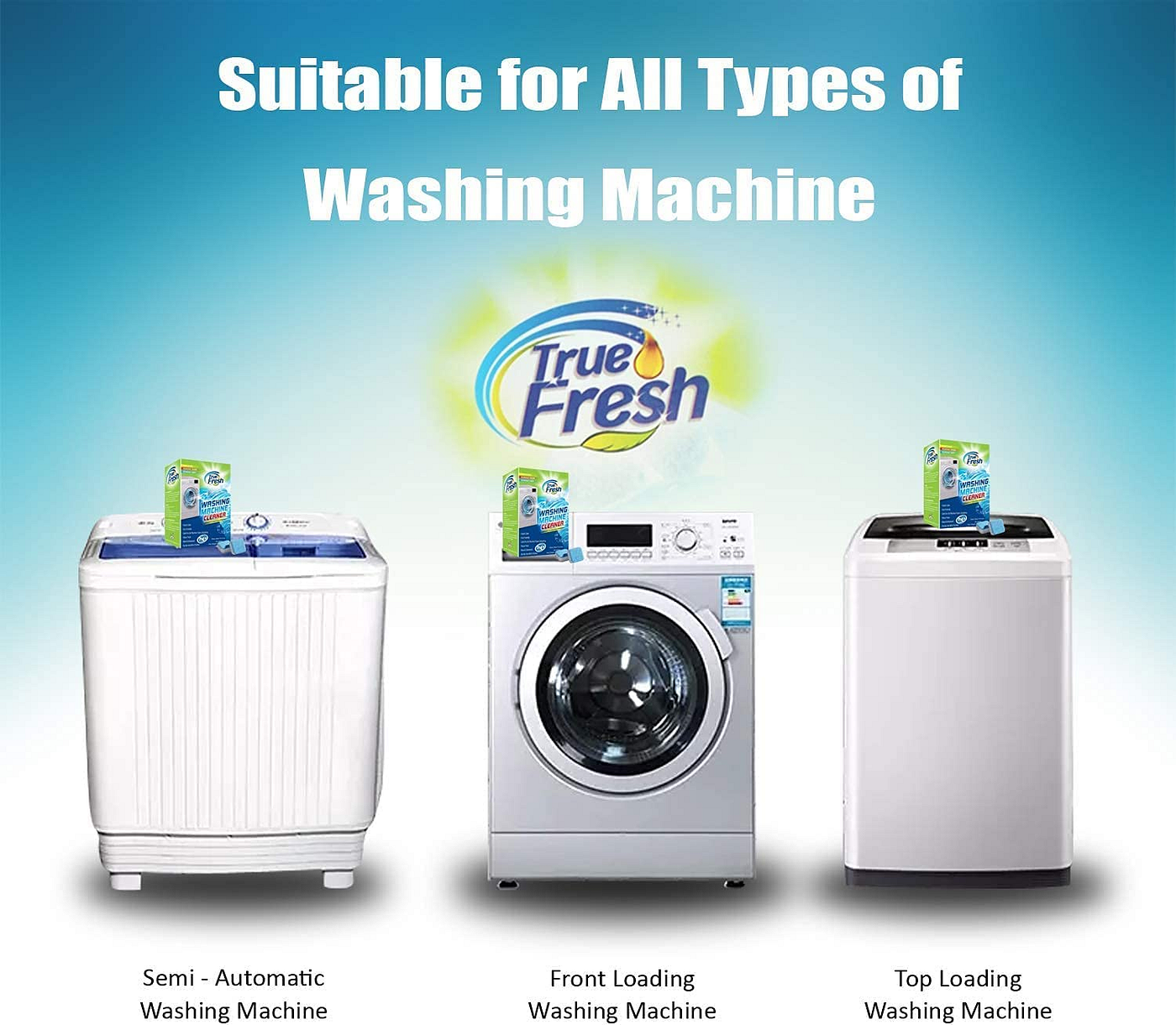 How to use True Fresh washing machine cleaner?, by Emma Moore