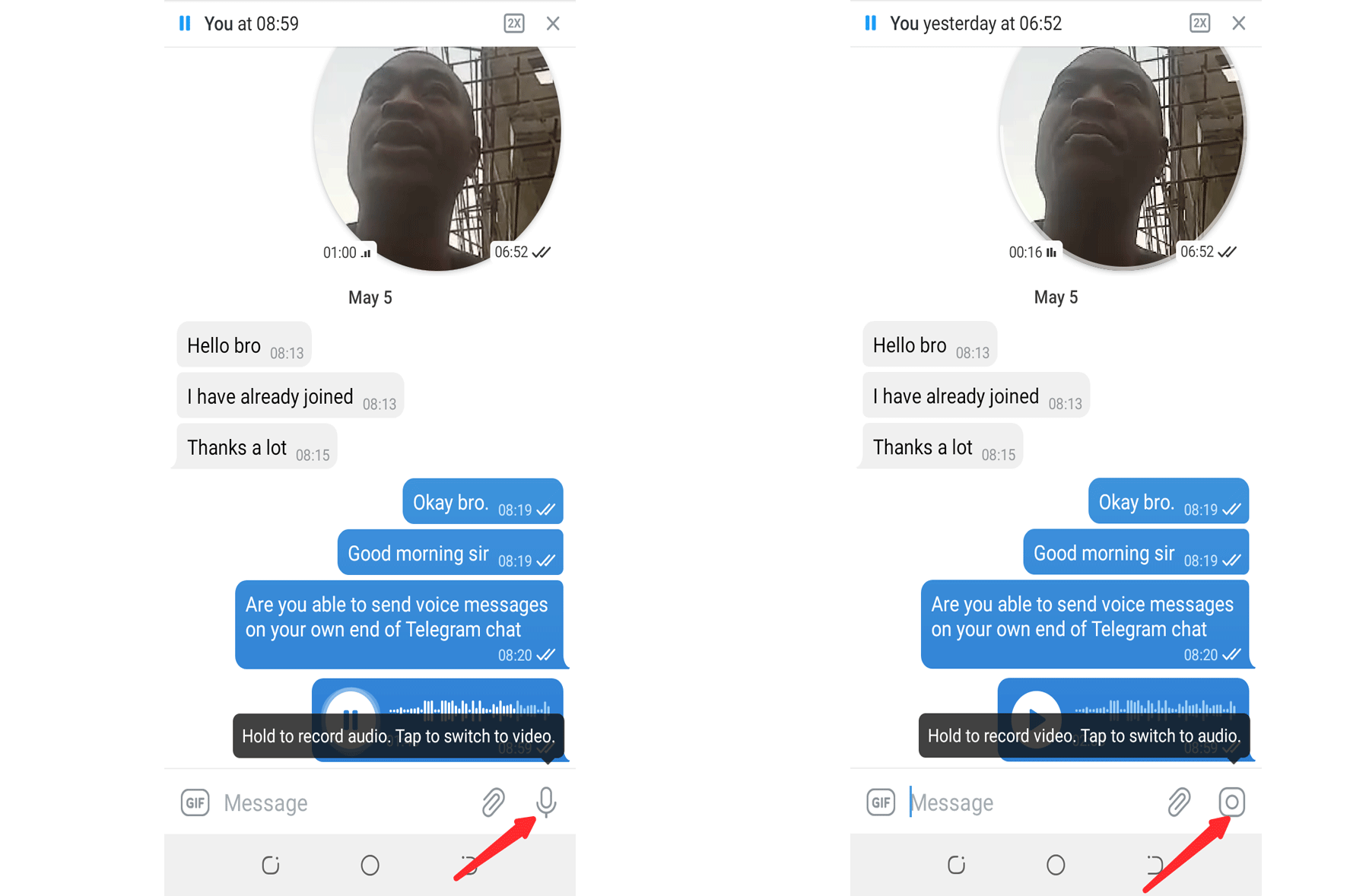 Telegram Voice Message Icon Disappears — HOW TO GET IT BACK | by