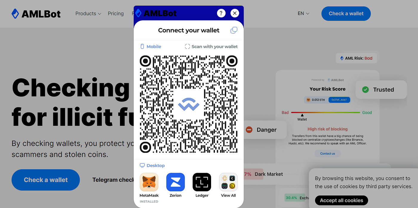 How to check wallets for Illicit funds AML Check | by Crypto AMLBot | Medium