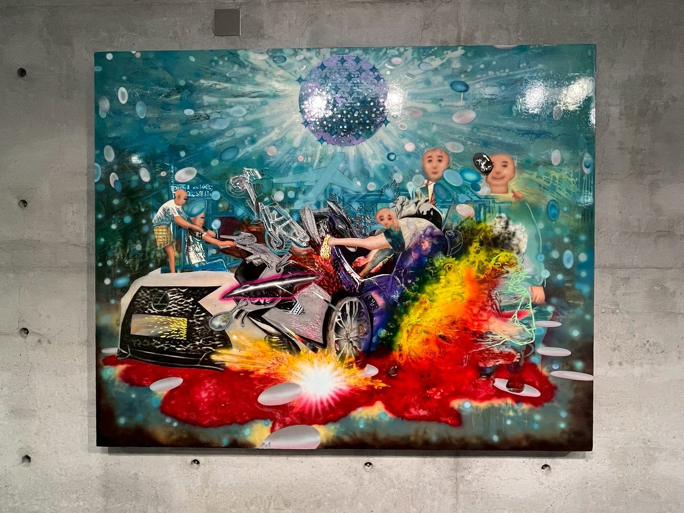林弈軒 作品《一起飛》壓克力彩、畫布 130 x 162cm , 2026