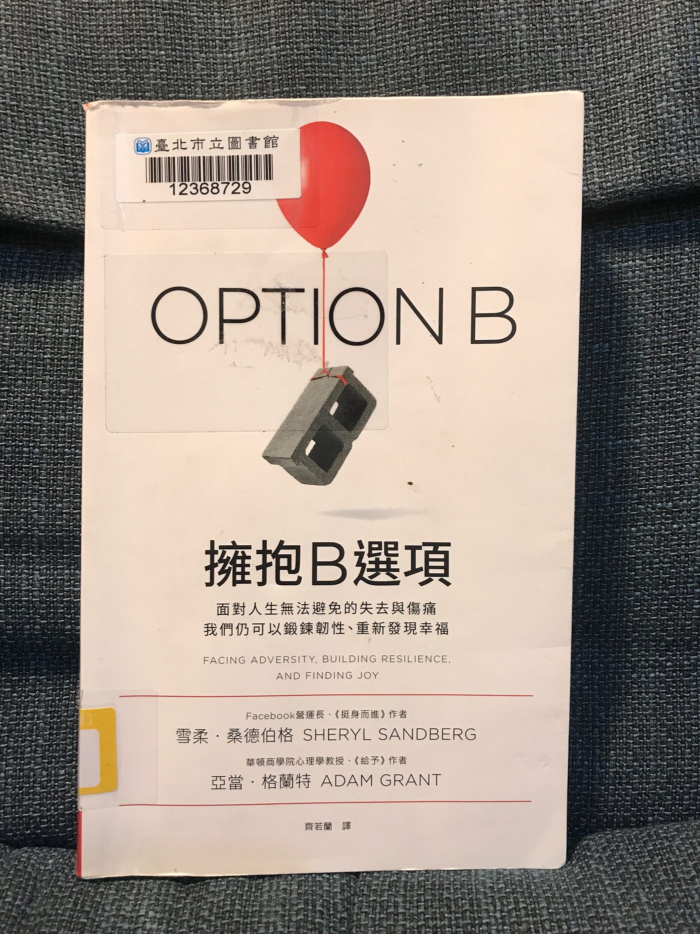 讀書心得】《擁抱B選項》. Option B：Facing adversity, building… | by Happy Read 樂讀|  Medium