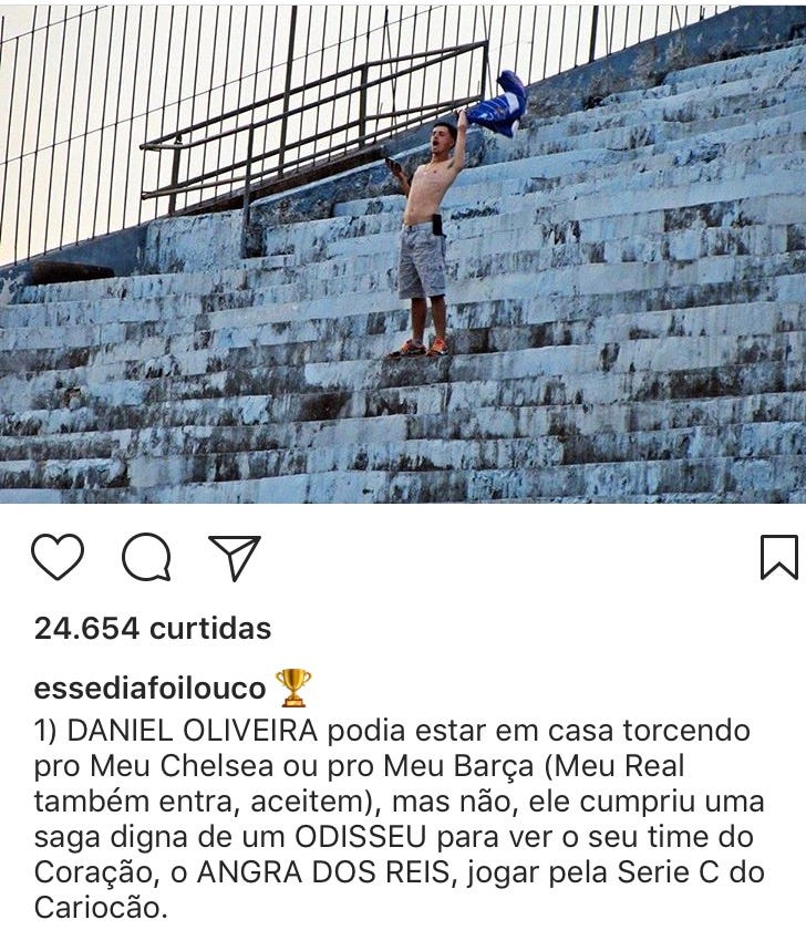Doentes por Futebol - Esse dia foi louco. www.doentesporfutebol.com.br