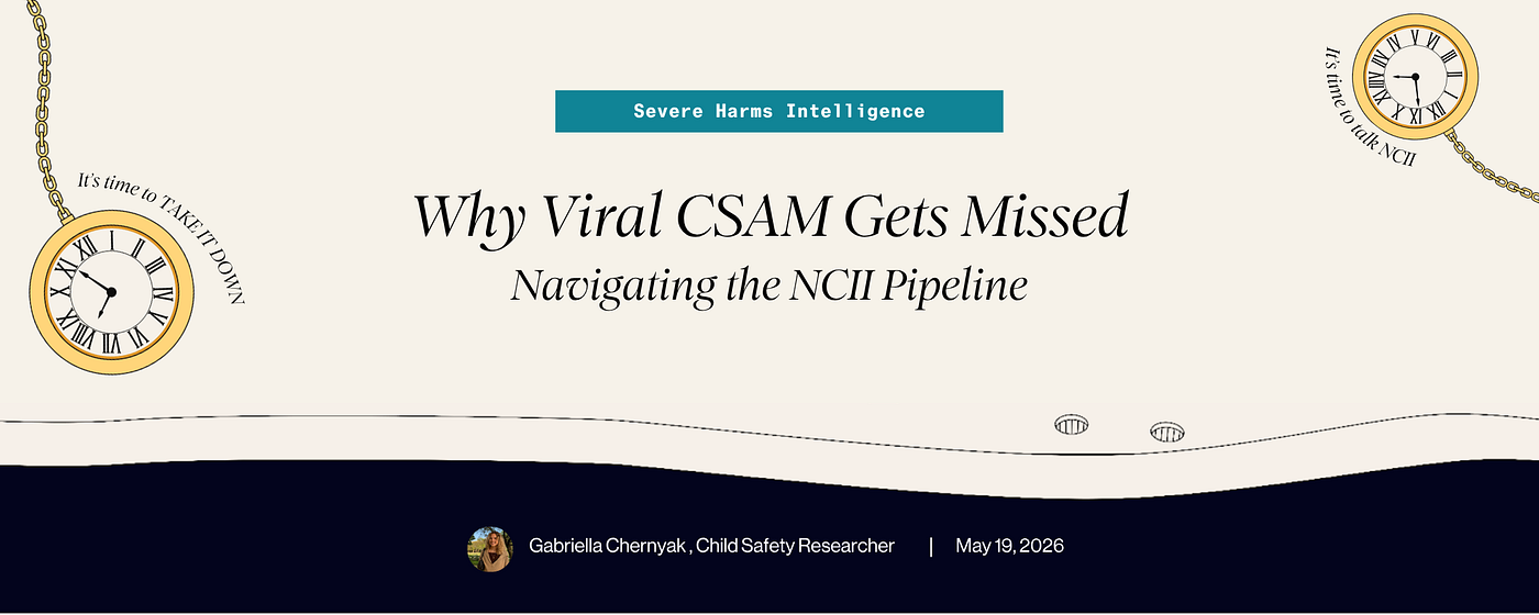 Why Viral CSAM is Missed: Navigating the NCII Pipeline