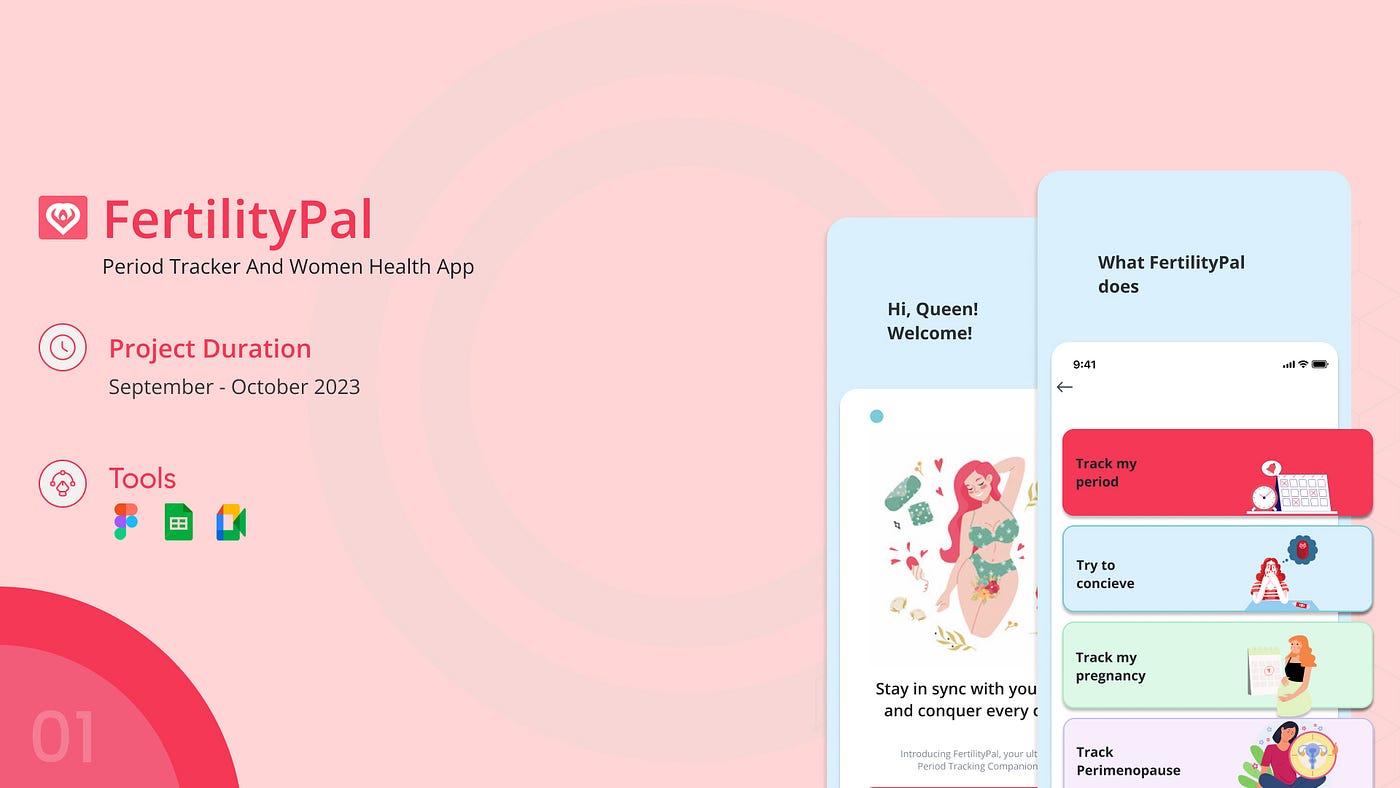 FertilityPal Product Case Study; A Period Tracking App, by Uwuma Queenette  Otuwarikpo