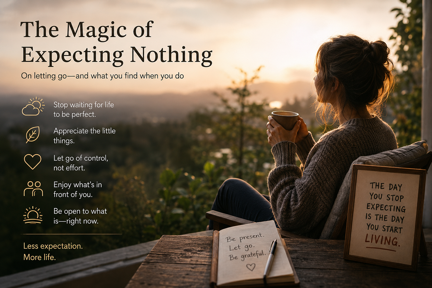The Magic of Expecting Nothing