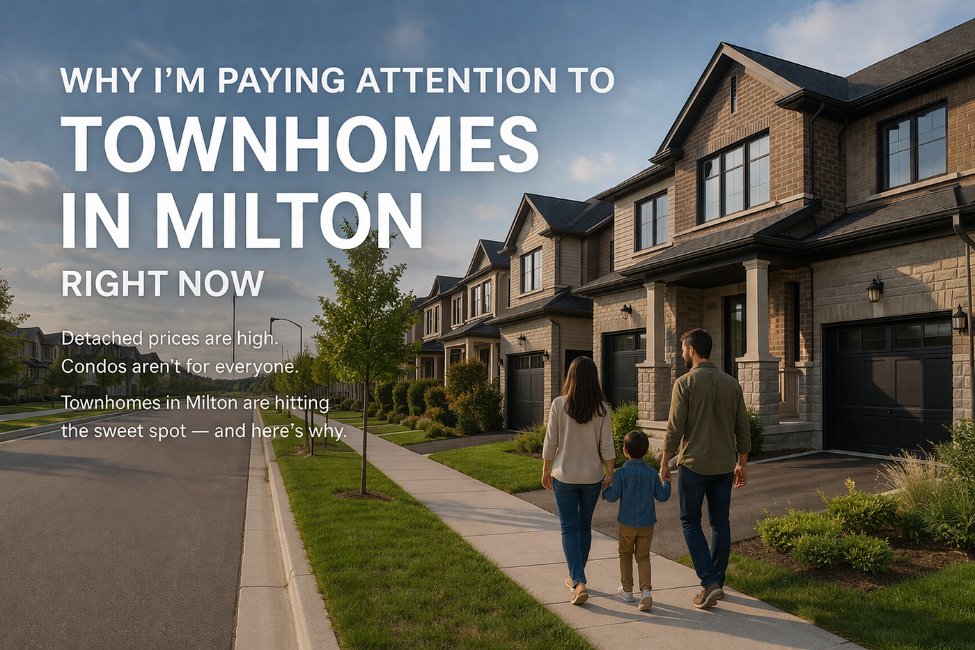 Why I’m Paying Attention to Townhomes in Milton Right Now