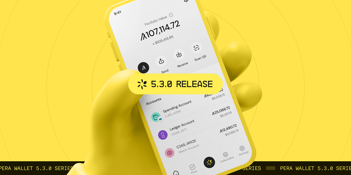Pera Wallet 5.3.0 Series: NFDomains, Inner Transactions and Interface  Improvements | by Pera Wallet | Pera Wallet