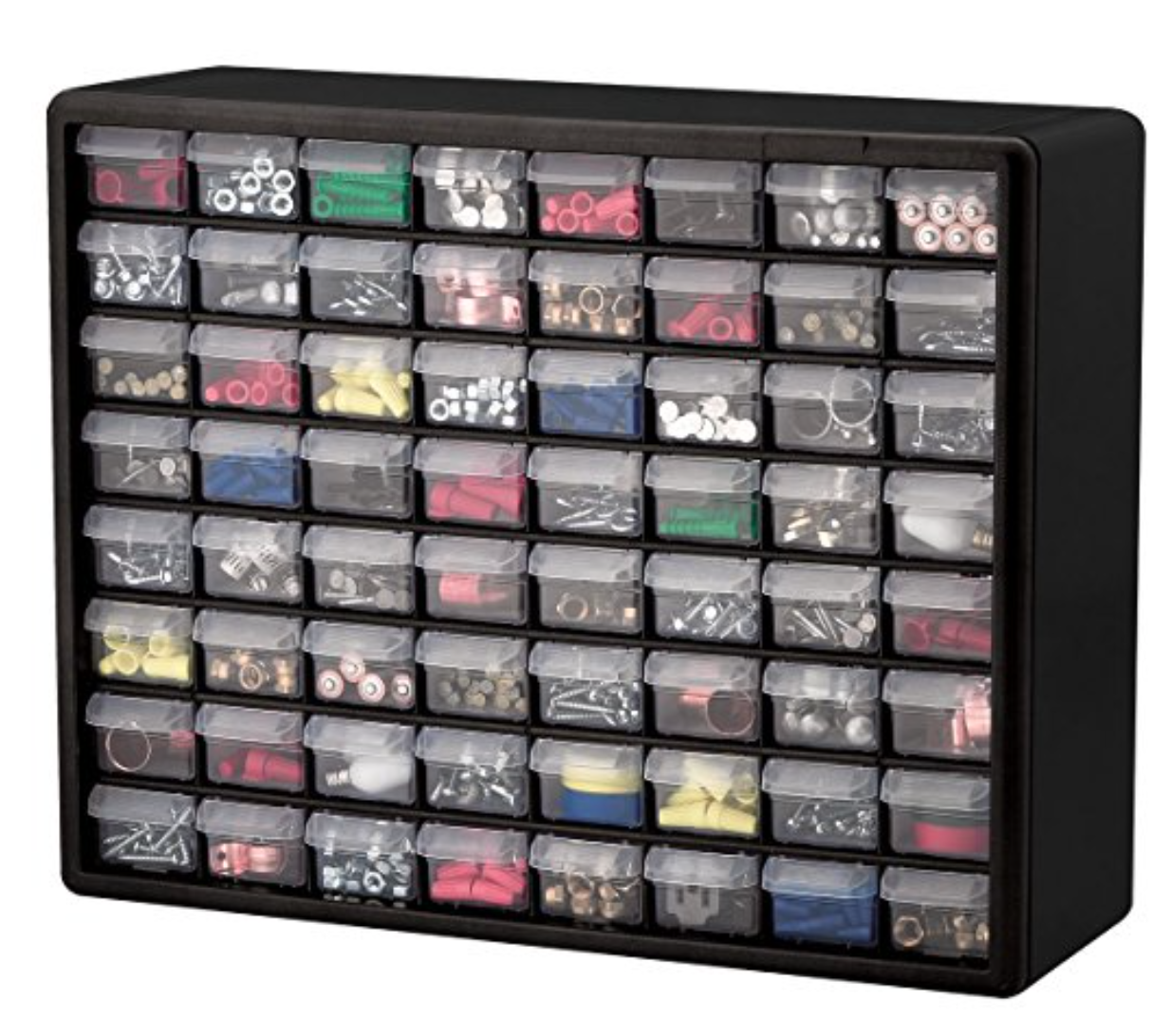 Use a Small Drawer Plastic Parts Storage Cabinet to Organize and