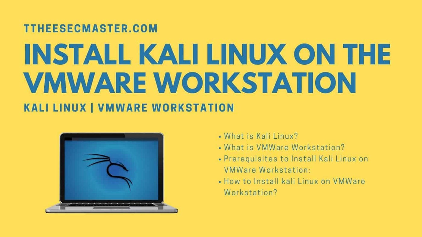 Step-By-Step Procedure To Install kali Linux On VMWare Workstation | by  Arunkl | TheSecMaster | Medium
