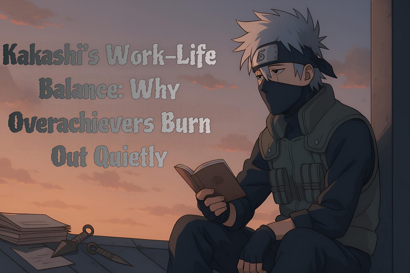 Kakashi Hatake and the Quiet Burnout: Work-Life Balance Lessons for  Overachievers | No Time, image size:1400x933