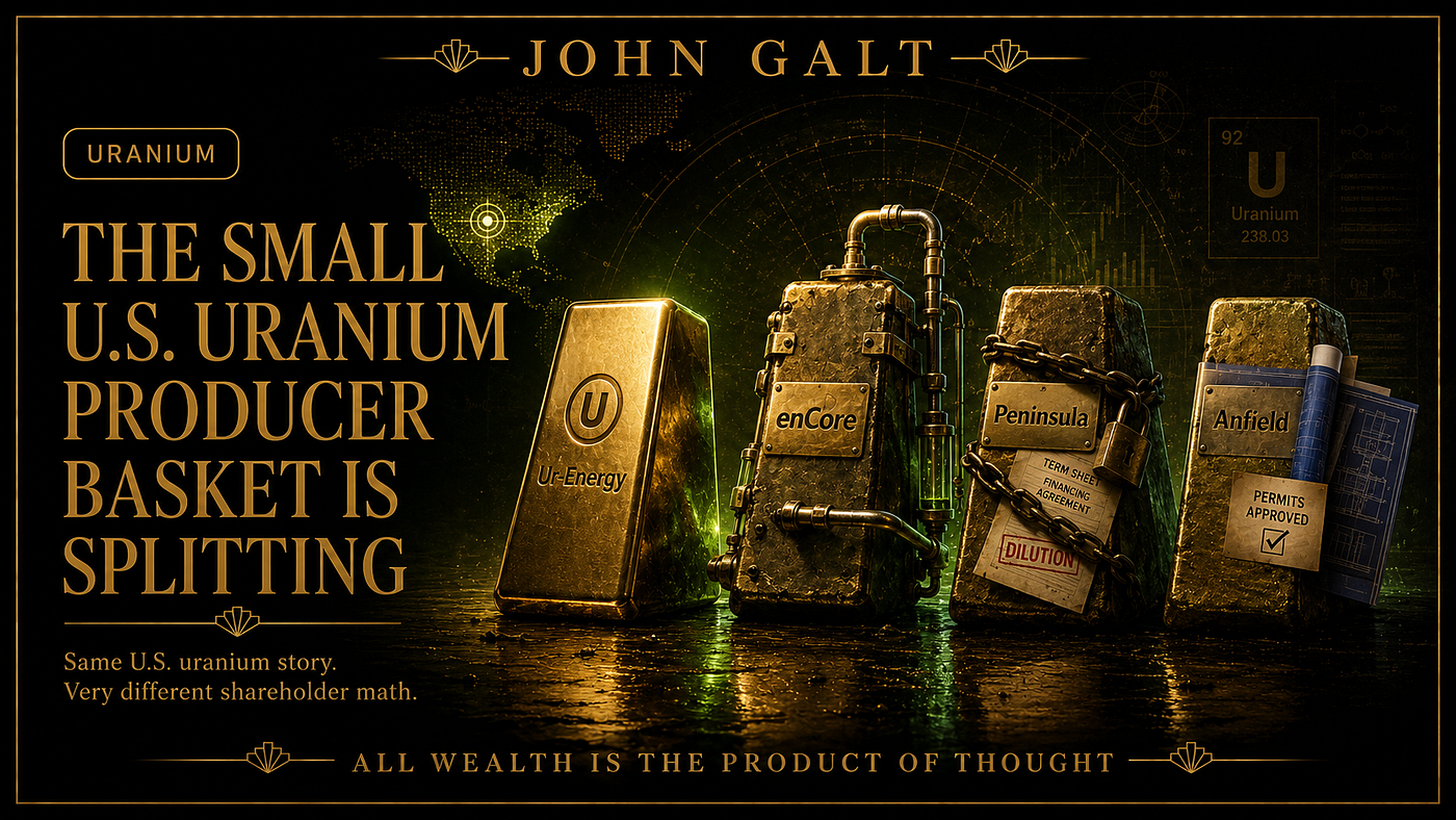 The Small U.S. Uranium Producer Basket Is Splitting