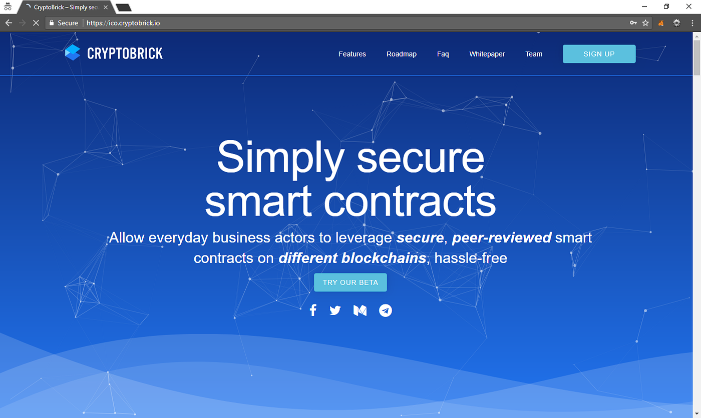 CryptoBrick: Simple Secure Smart Contracts!