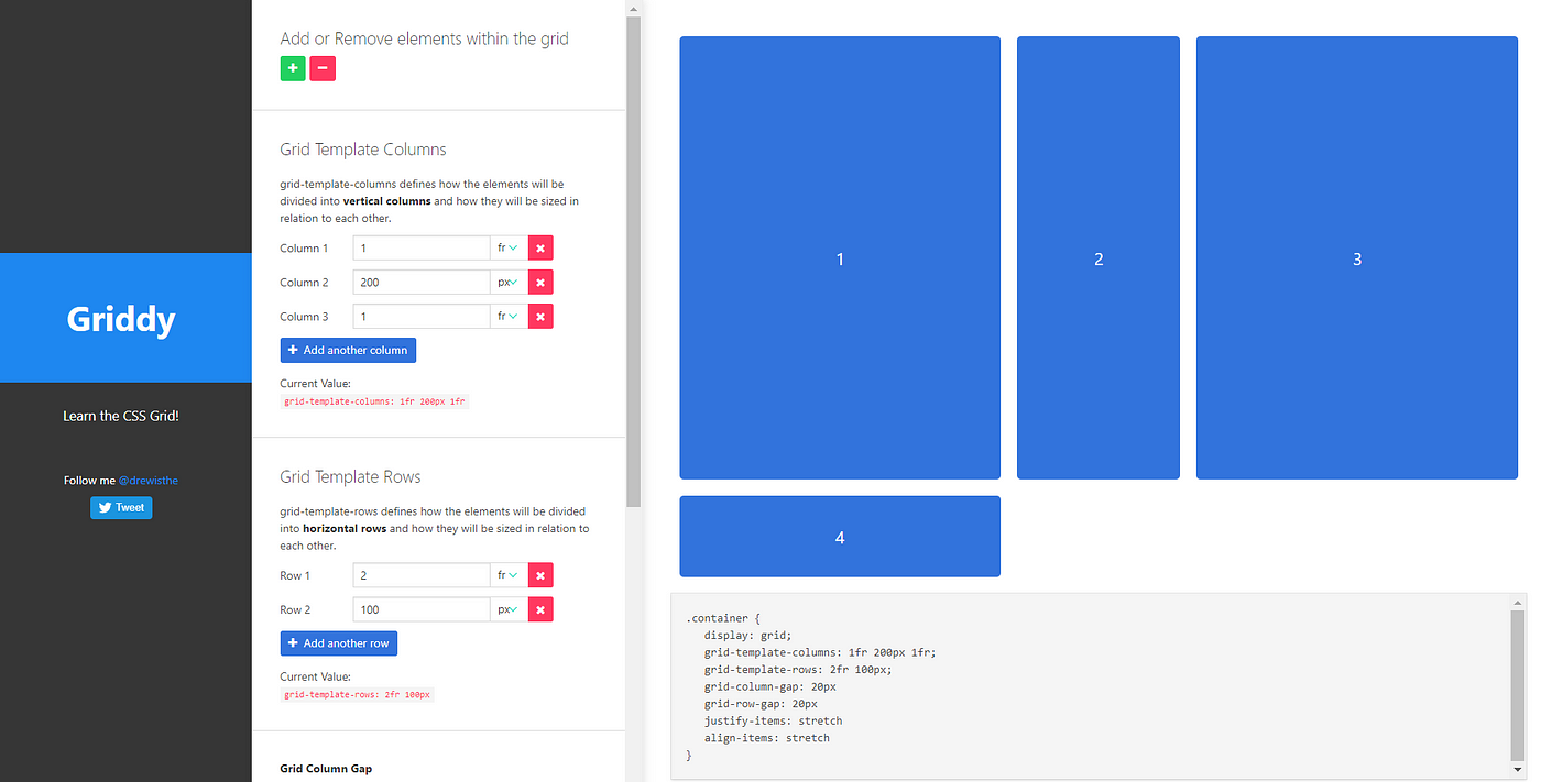 Top 5 CSS Grid Layout Generators. Recommended visual CSS grid layout… | by  Nipuni Arunodi | Bits and Pieces