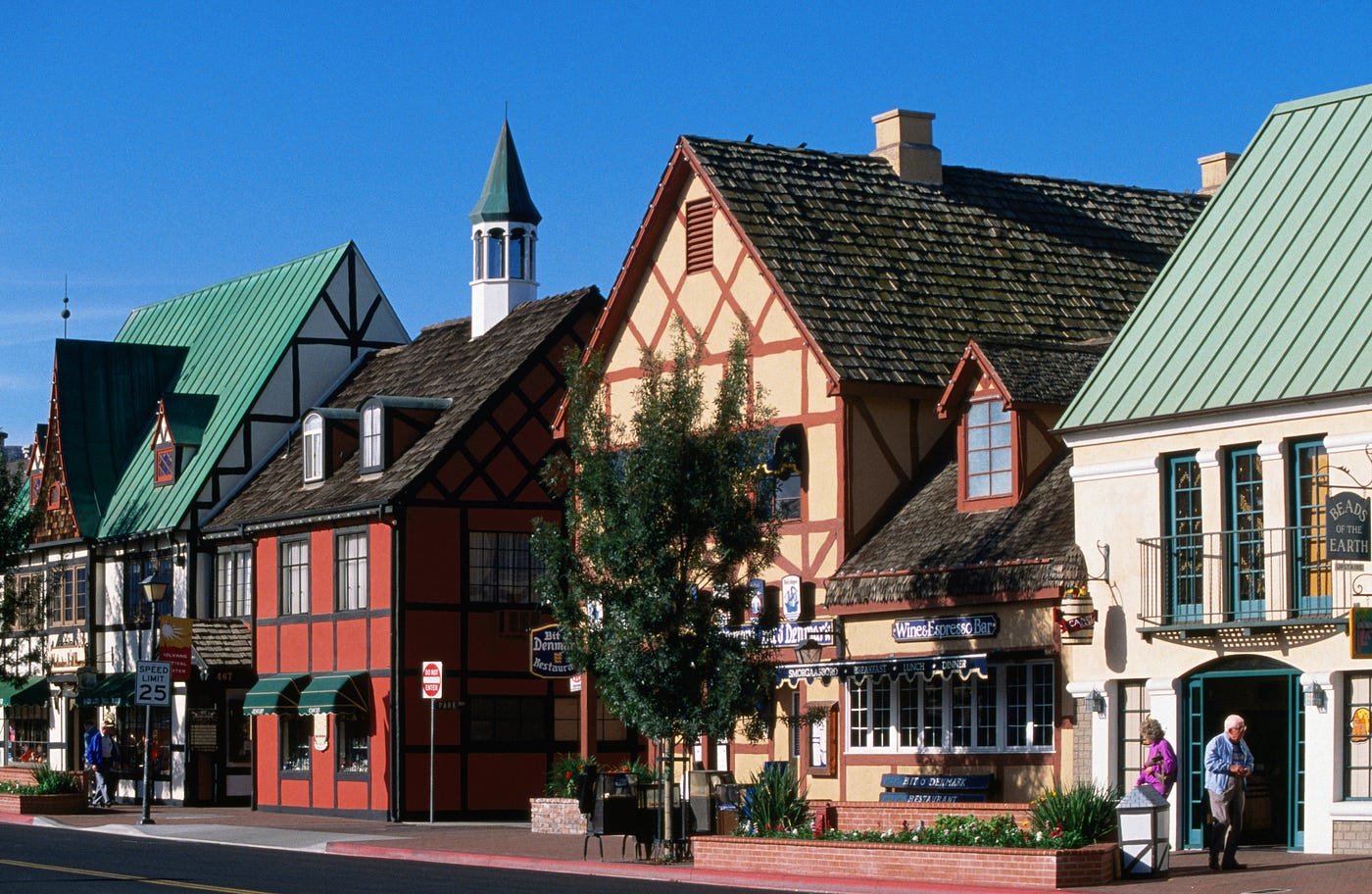 Danish style architecture in Solvang, California.