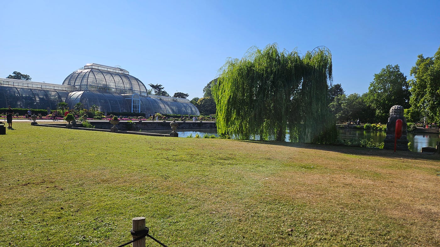 Palm House and pond — Credit: Author