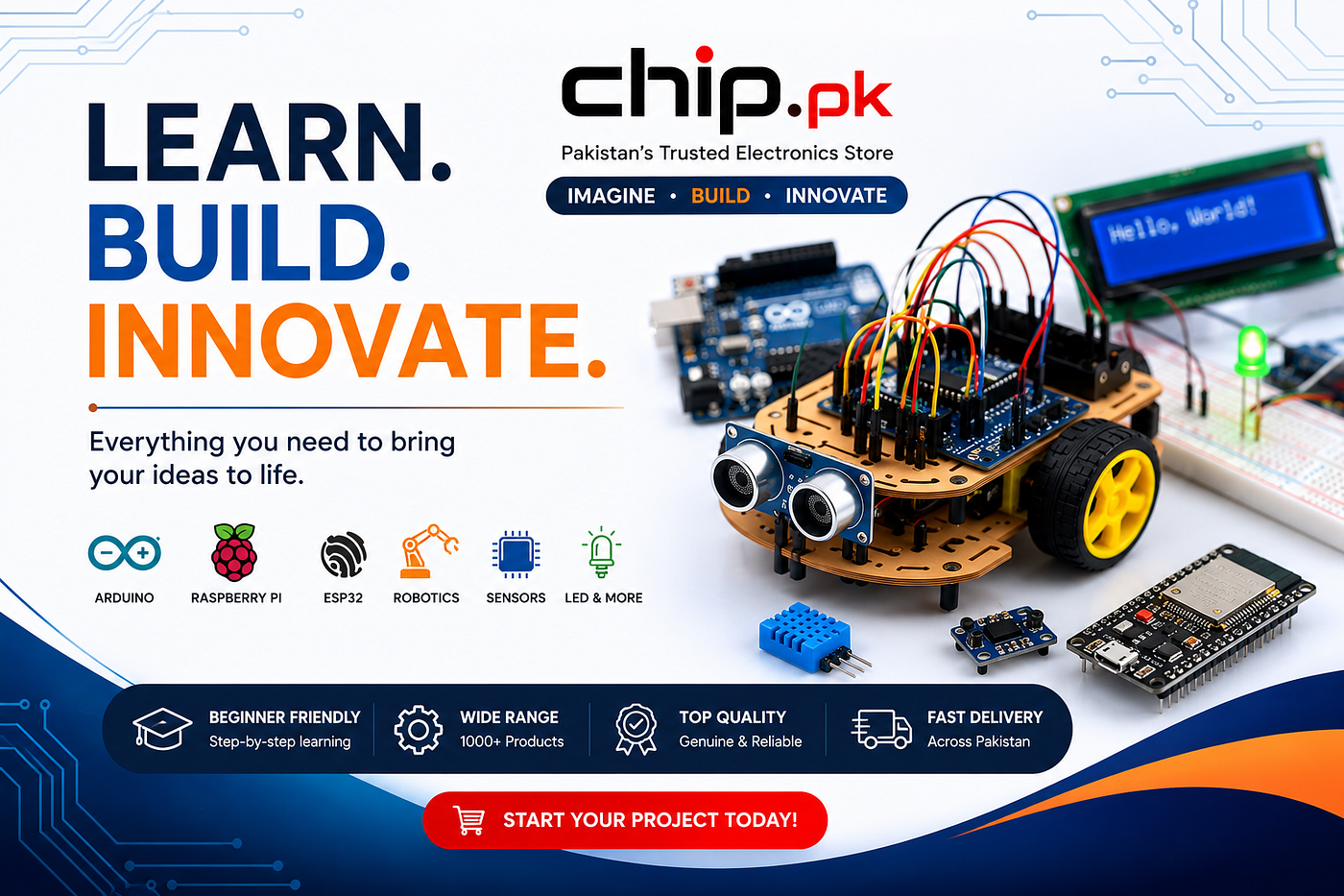 Top 5 Beginner Electronics Projects You Can Build at Home (2026 Guide)