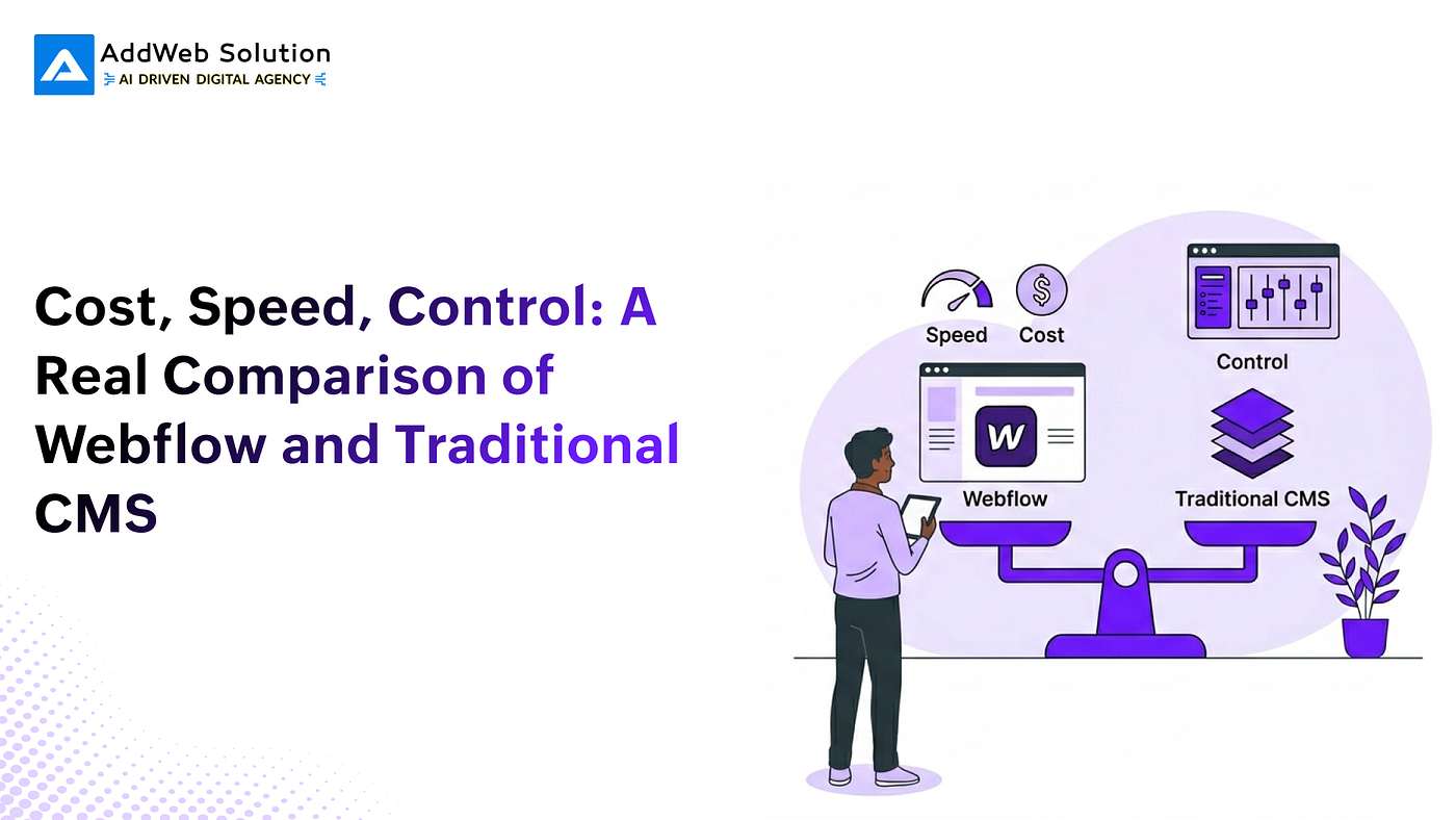 Cost, Speed, Control: A Real Comparison of Webflow and Traditional CMS