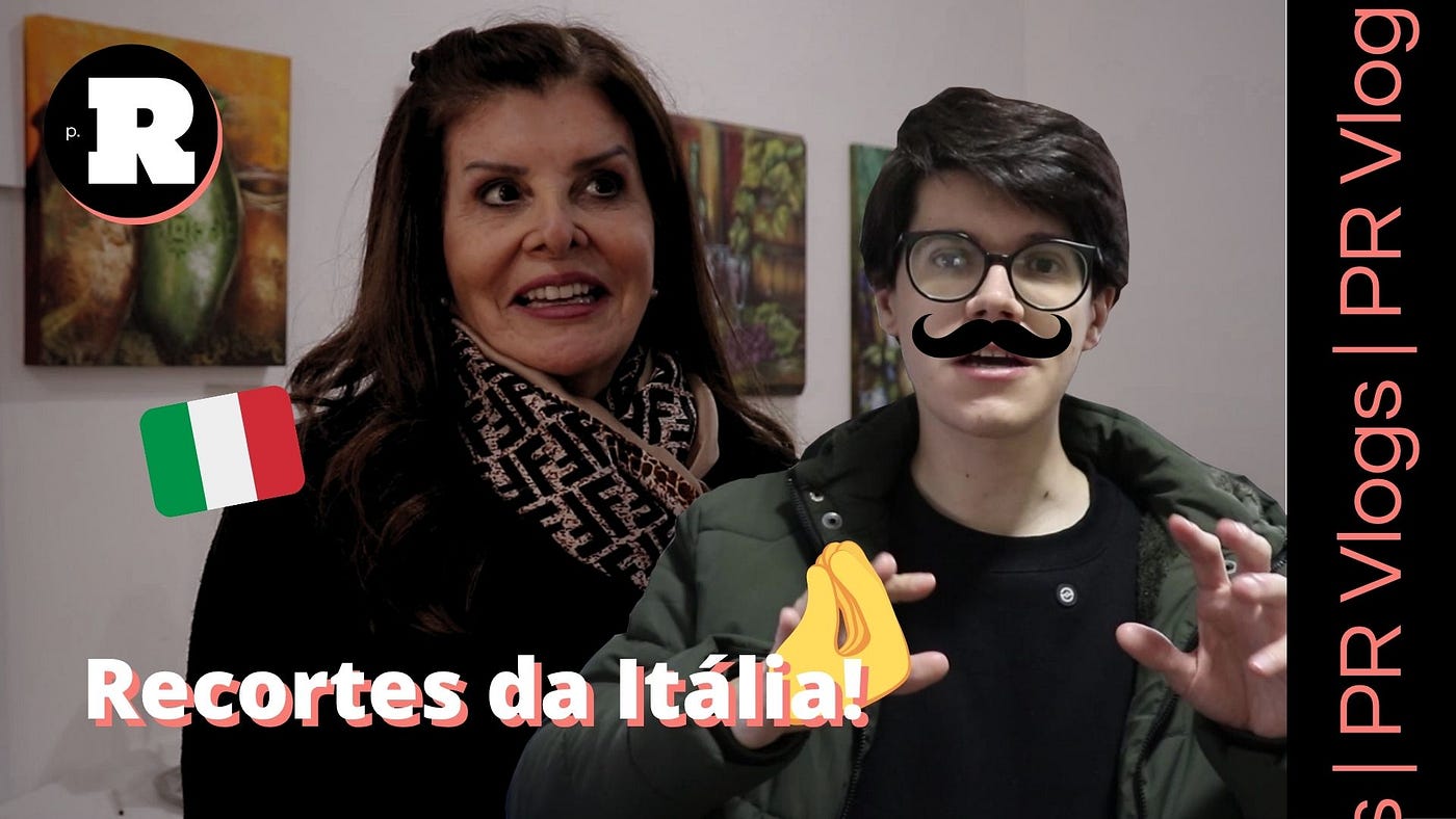 PR Vlogs: Quando a Itália vira tema de uma exposição de arte! | Página Rosa