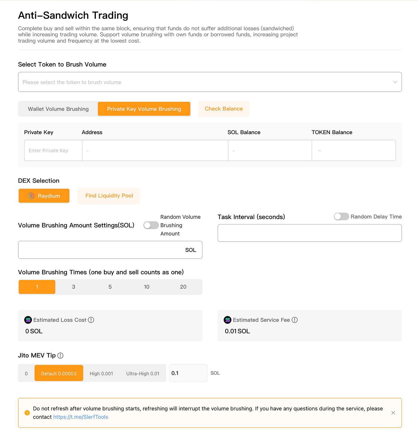 Solana Anti-MEV bot : Increasing Token Trading Volume with Slerftools | by  abao | Medium