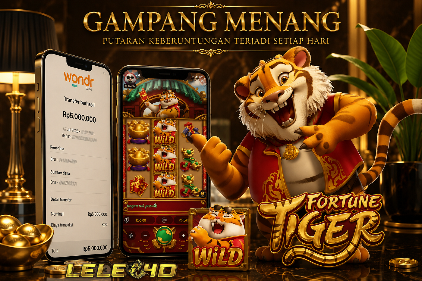 Fortune Tiger di LELE4D — Game PG Soft Bertema Harimau Keberuntungan dengan Fitur Menarik