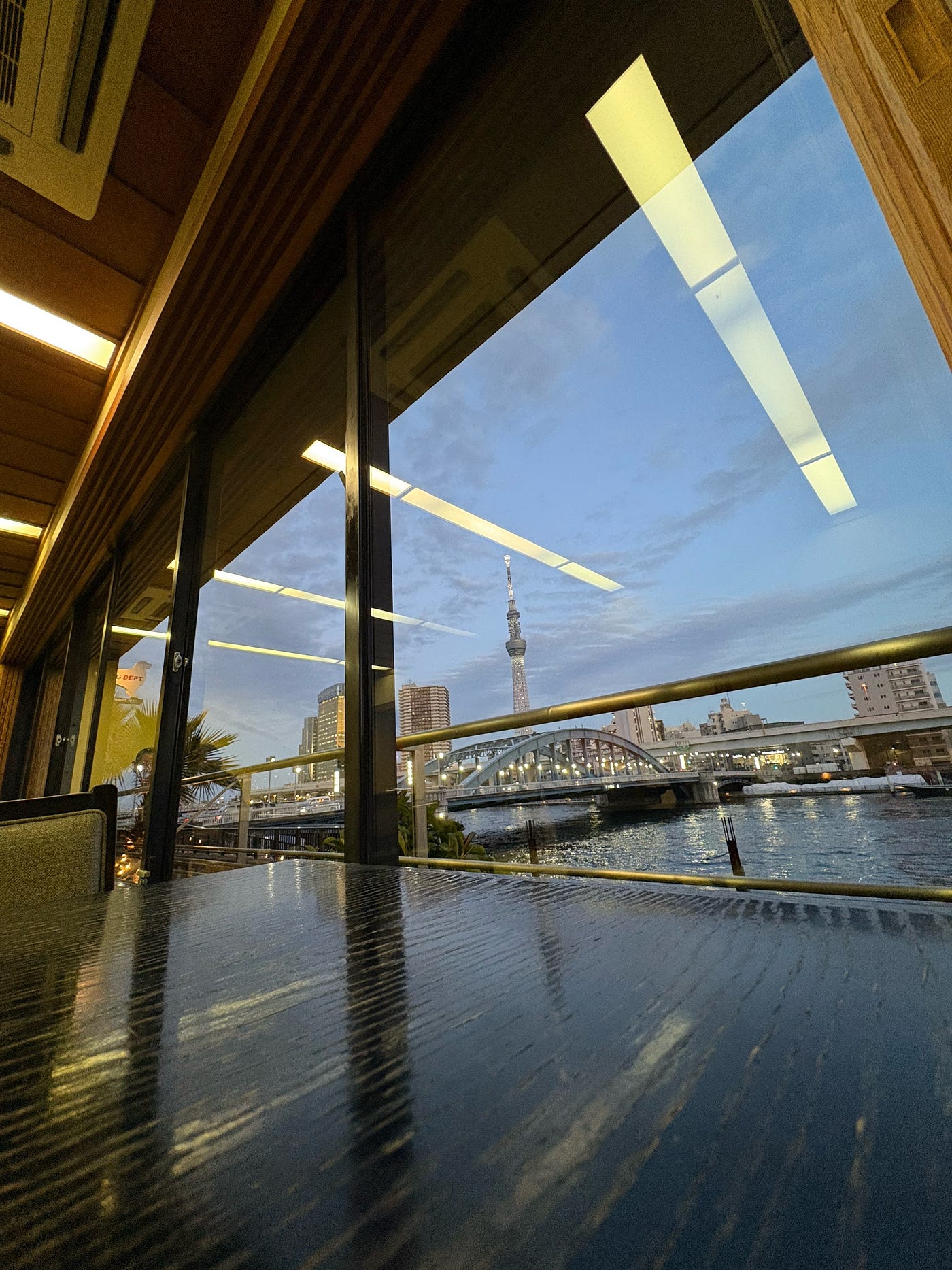 “Dinner with a View — Unagi  in Asakusa”