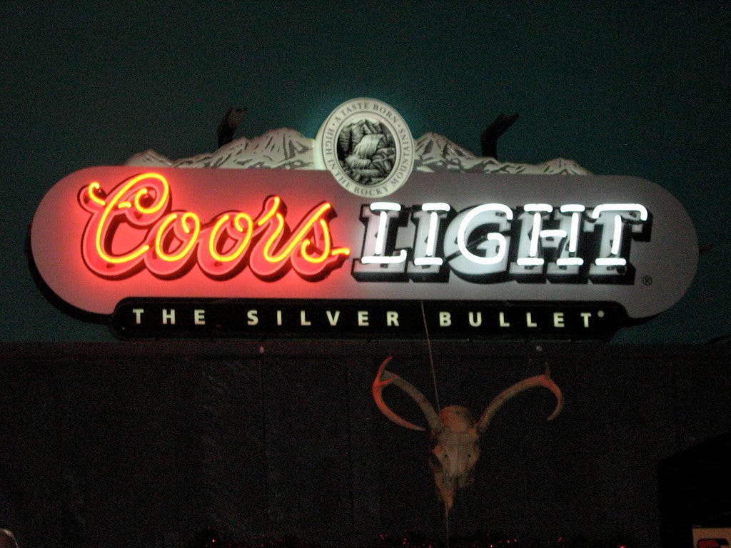 Coors Light Silver Bullet Logo 
