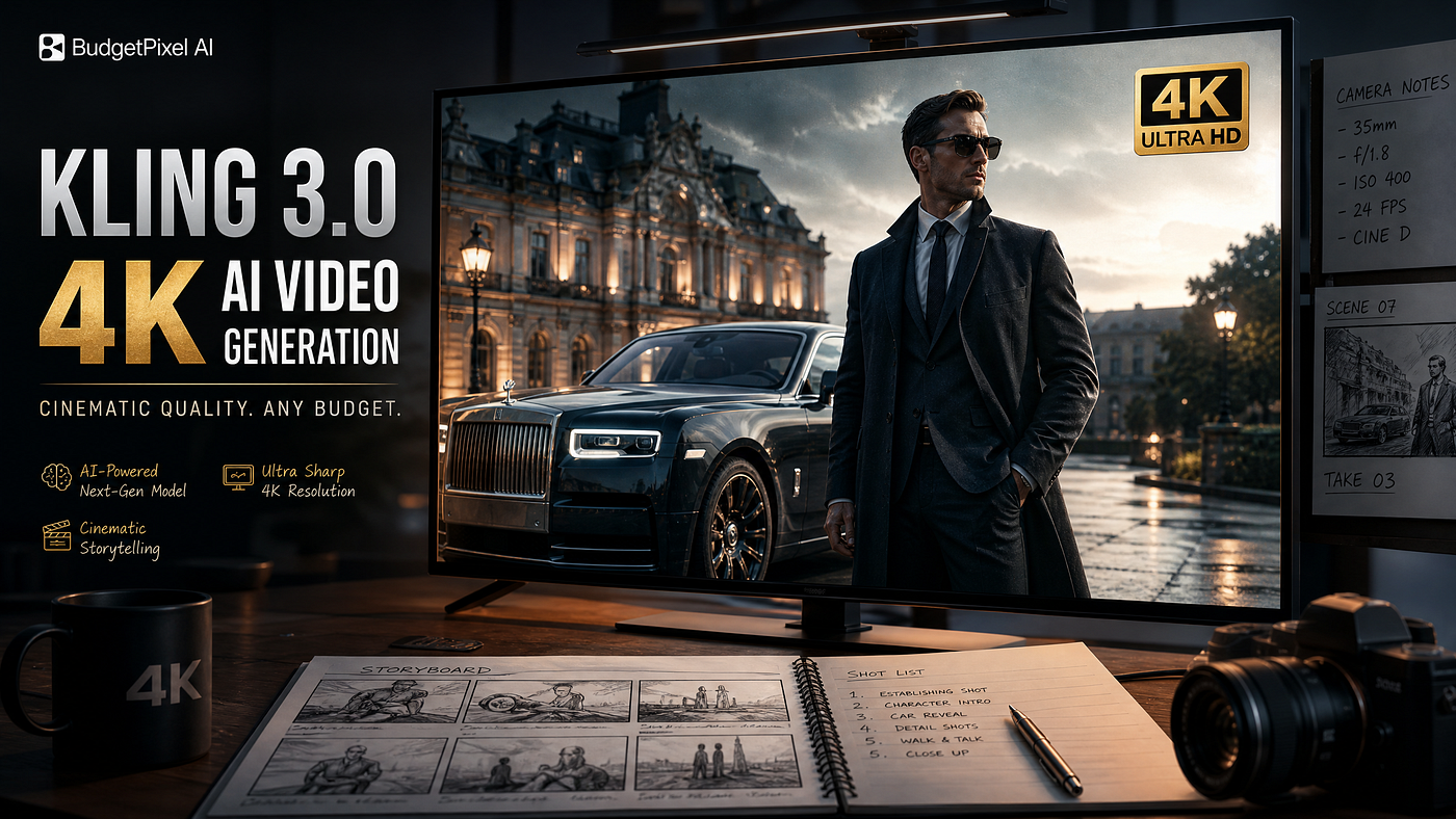 Kling 3.0 4K on BudgetPixel AI: When AI Video Starts Looking Production-Ready