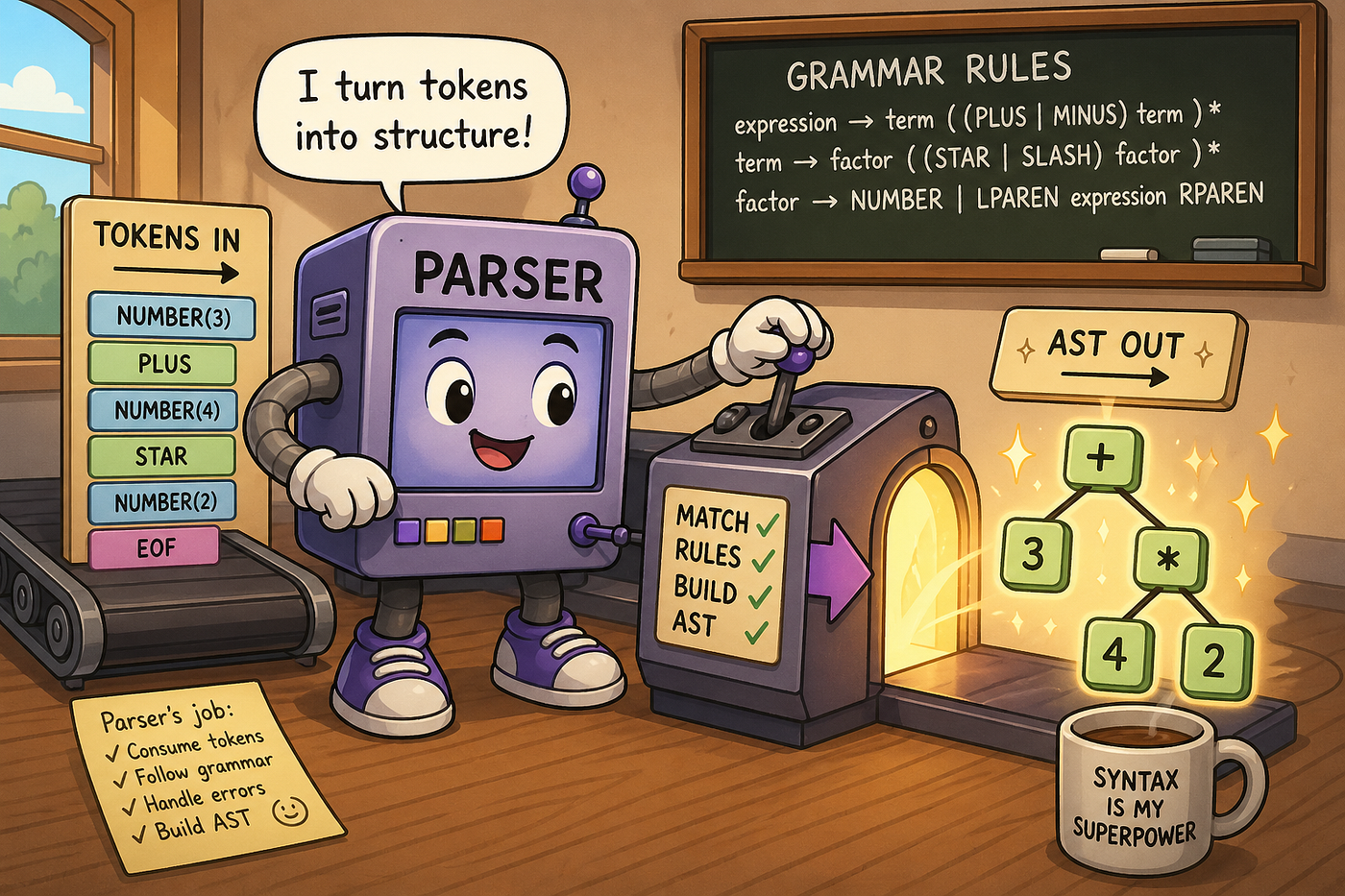 Crafting Interpreters: Part 3 Parsing Expressions