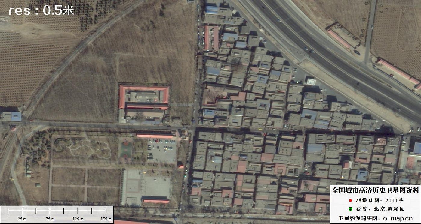 0.5m historical satellite image taken by WV2