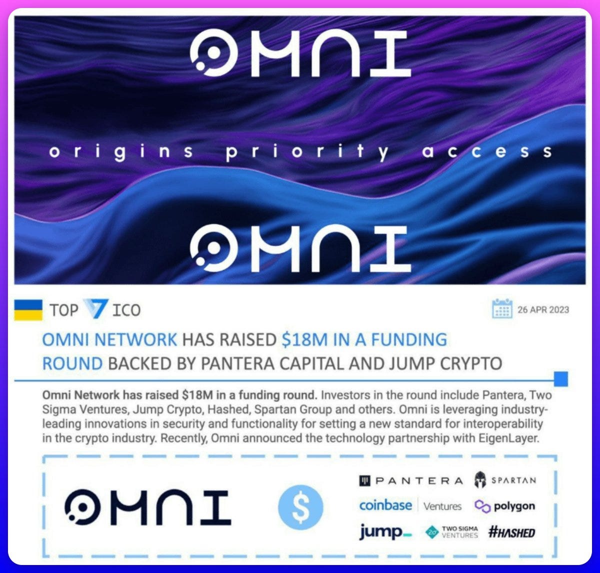 Omni Network | 1000$ Airdrop. Hi folks, I am back again to talk about… | by  Degen Meer | Medium