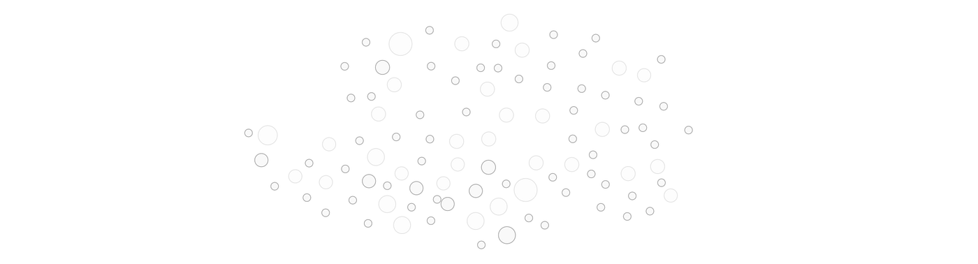 Same network diagram as above, but with the smallest nodes disconnected, medium nodes even more faded, and largest nodes gone.