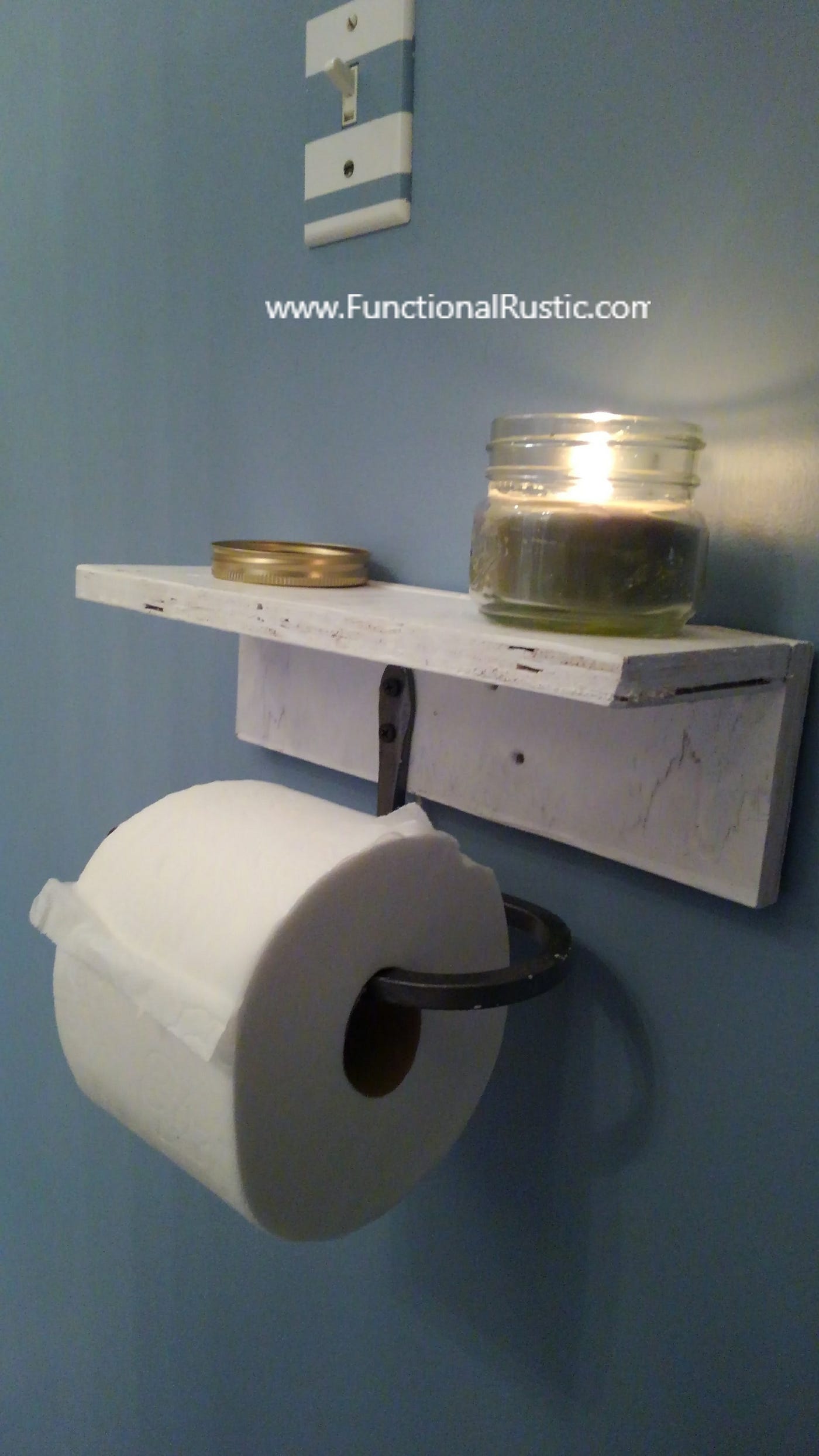 How to fix toilet-paper holder that's come loose from the wall? Tried  getting a new screw for the top but didn't take. : r/howto