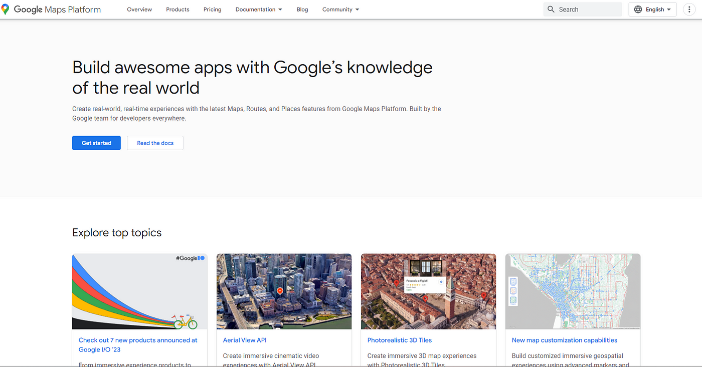 Google Maps Platform  Google for Developers
