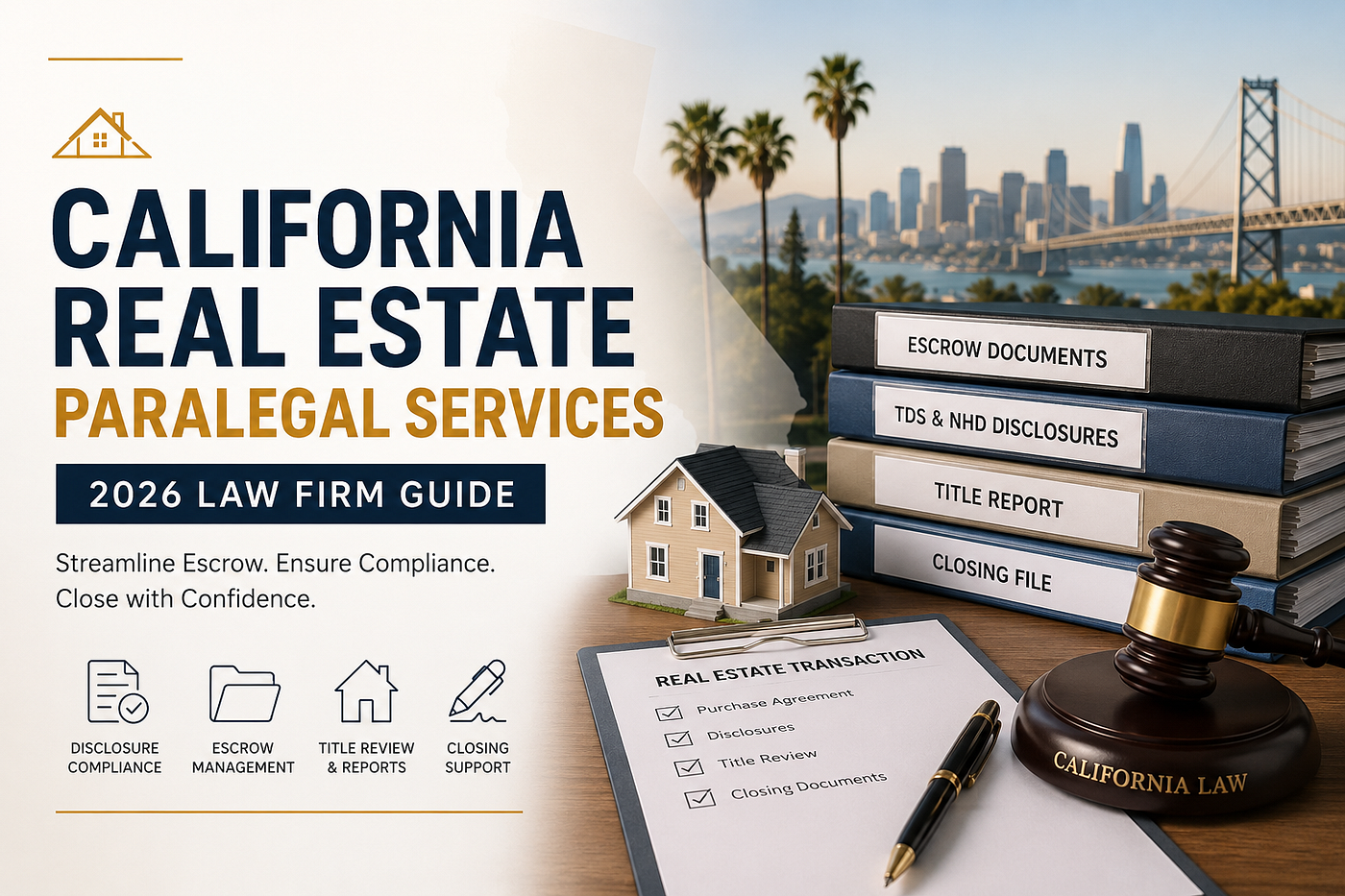 California real estate paralegal Services 2026 Law Firm Guide