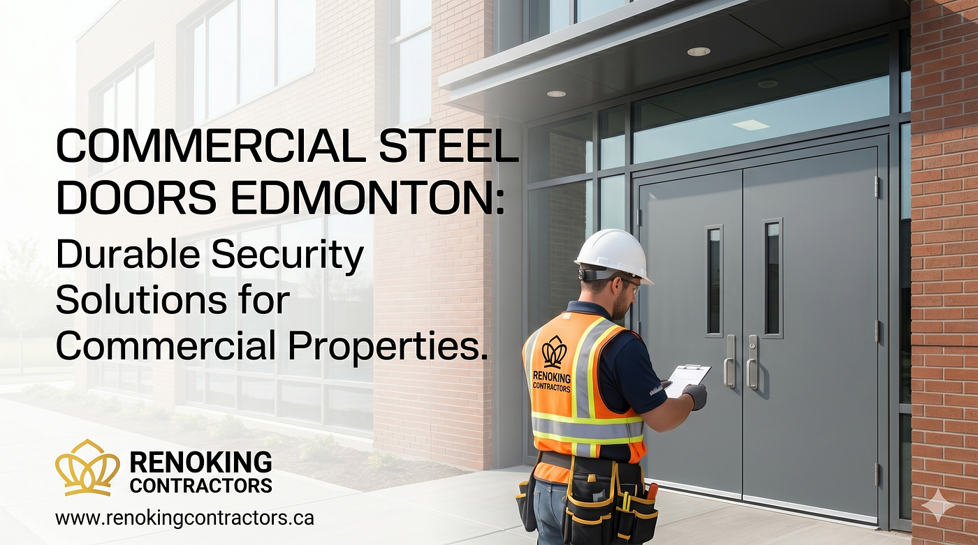 Commercial Steel Doors Edmonton: Durable Security Solutions for Commercial Properties