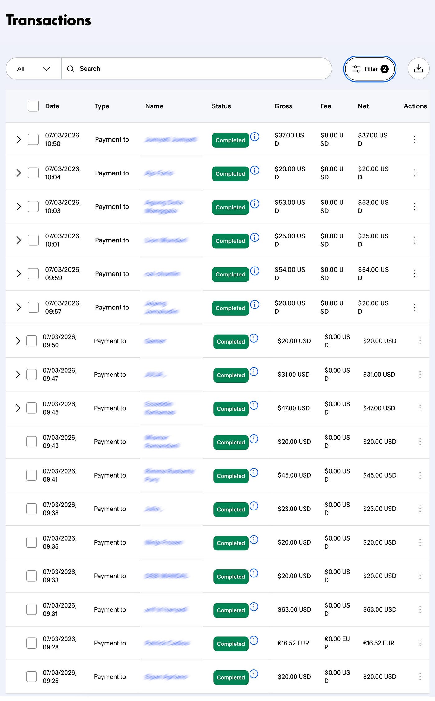 Febspot Creator Payout — March 7