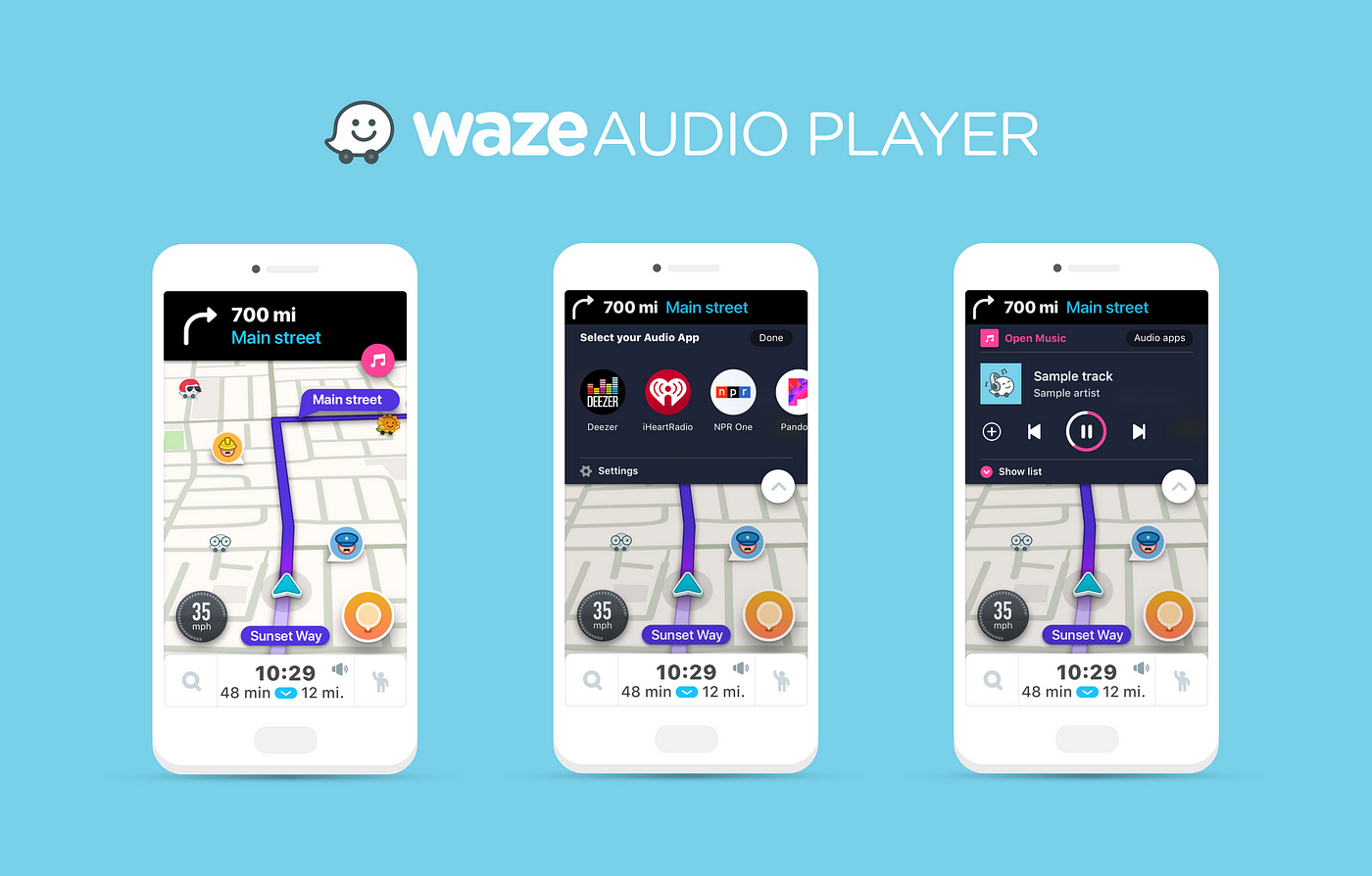 Waze Audio Player Opens Worldwide | by Waze | Waze | Medium