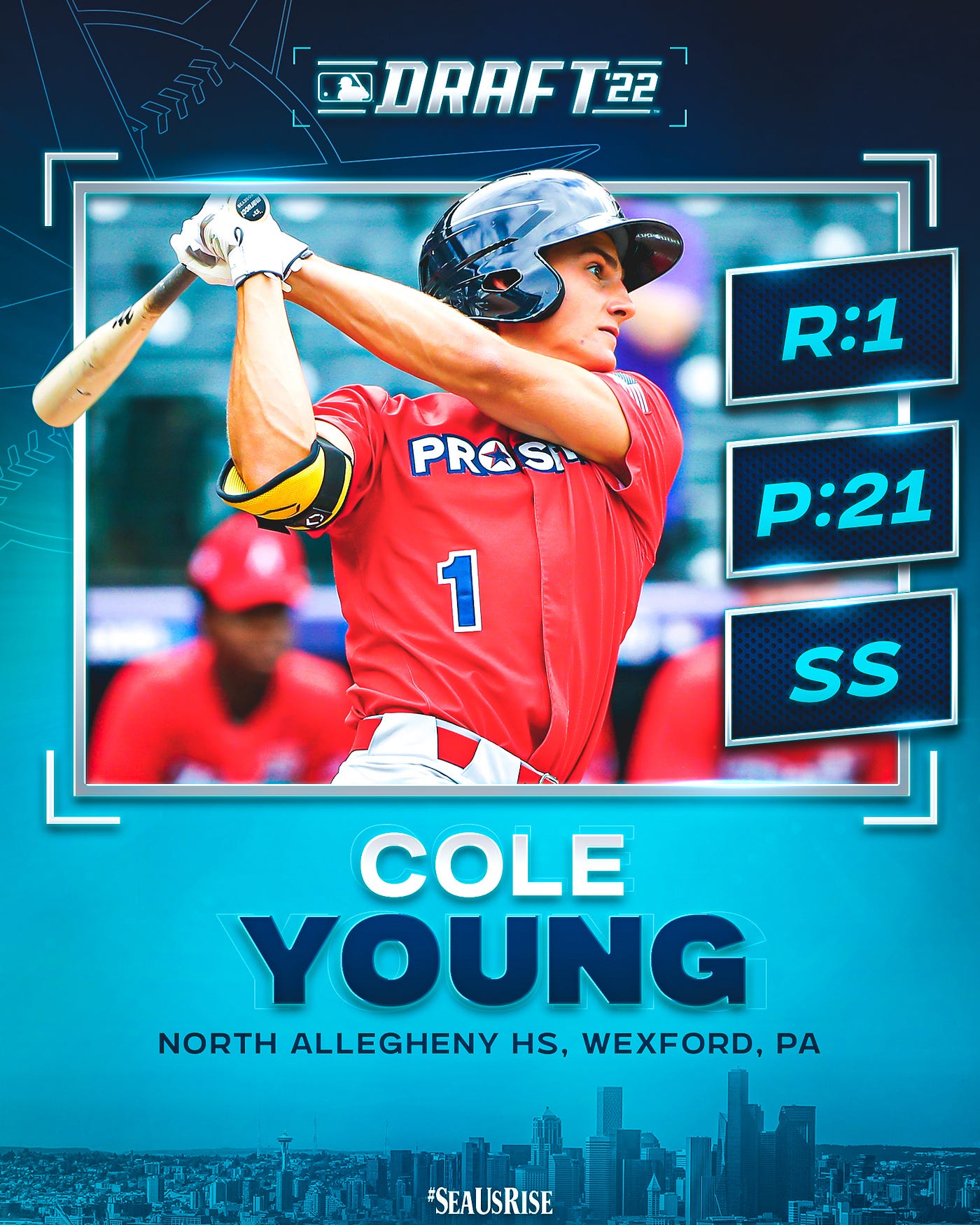 Mariners Select SS Cole Young 21st Overall in 2022 MLB Draft
