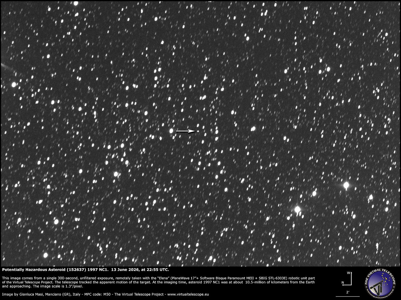 Asteroid 1997 NC1: Earth’s Closest Visitor in 400 Years