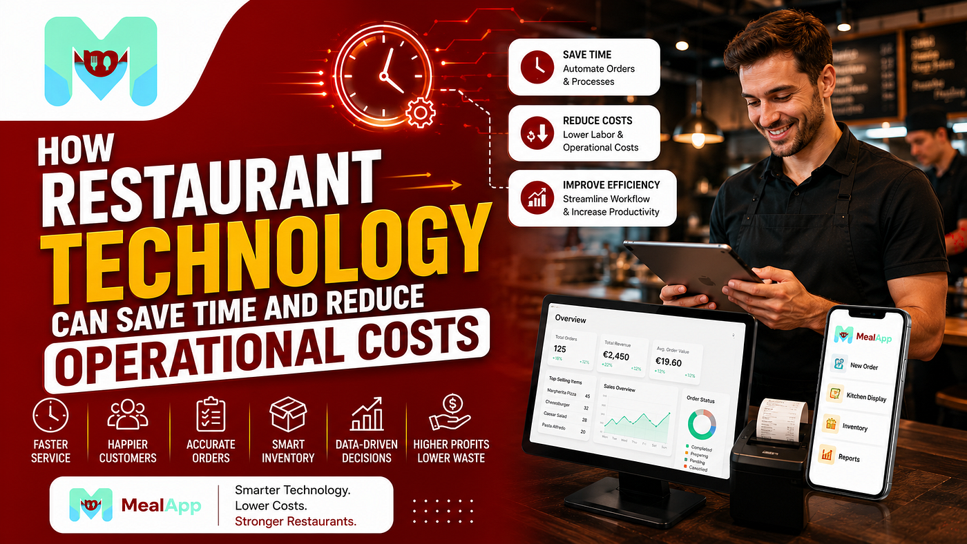 How Restaurant Technology Can Save Time and Reduce Operational Costs