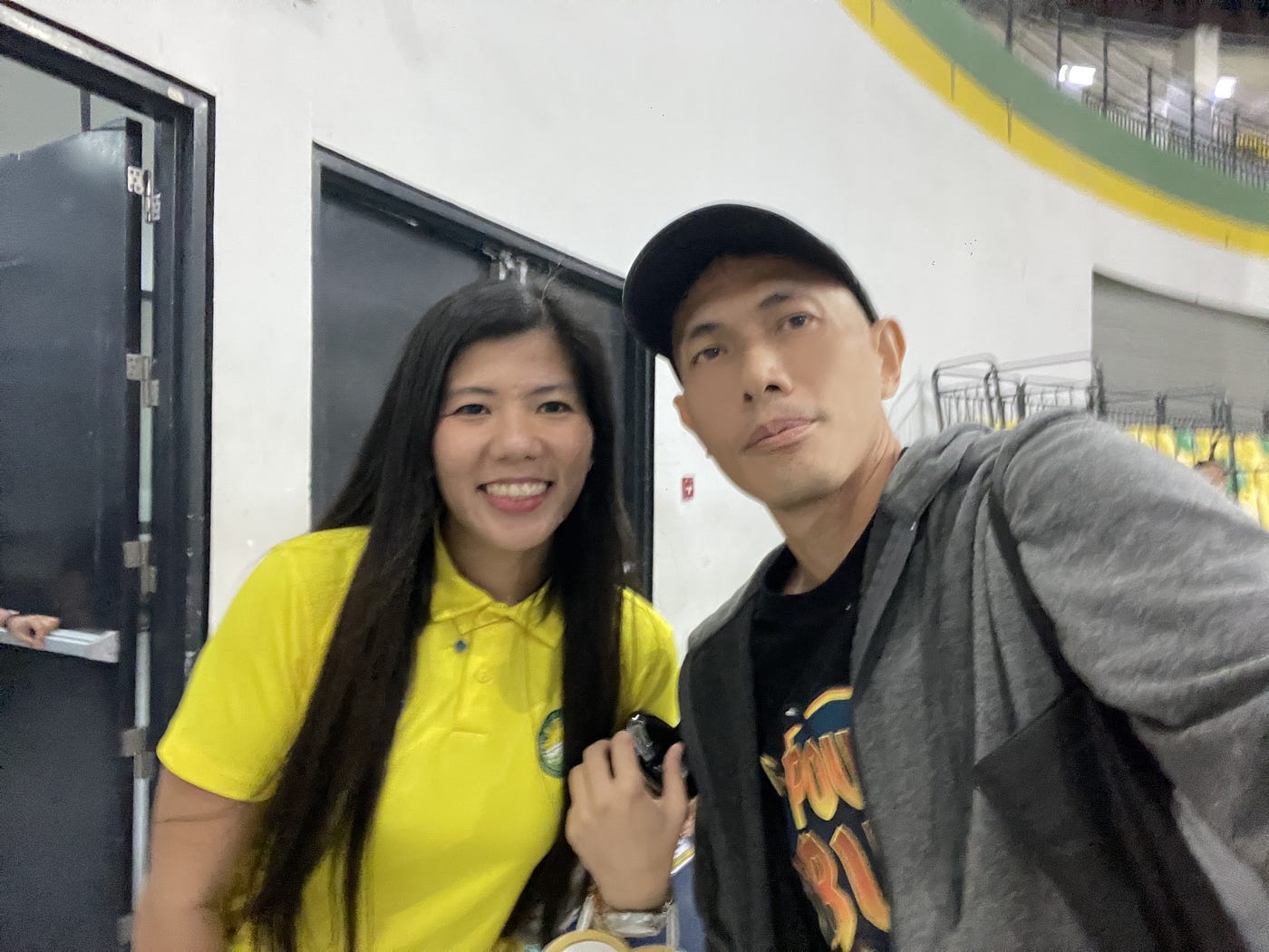 Ma’am Coach Regine Diego
First Female Professional Volleyball Coach
and
Molchanov Freediver 
Cute…