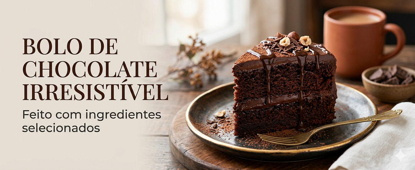 Bolo de Chocolate Fofinho e Fácil